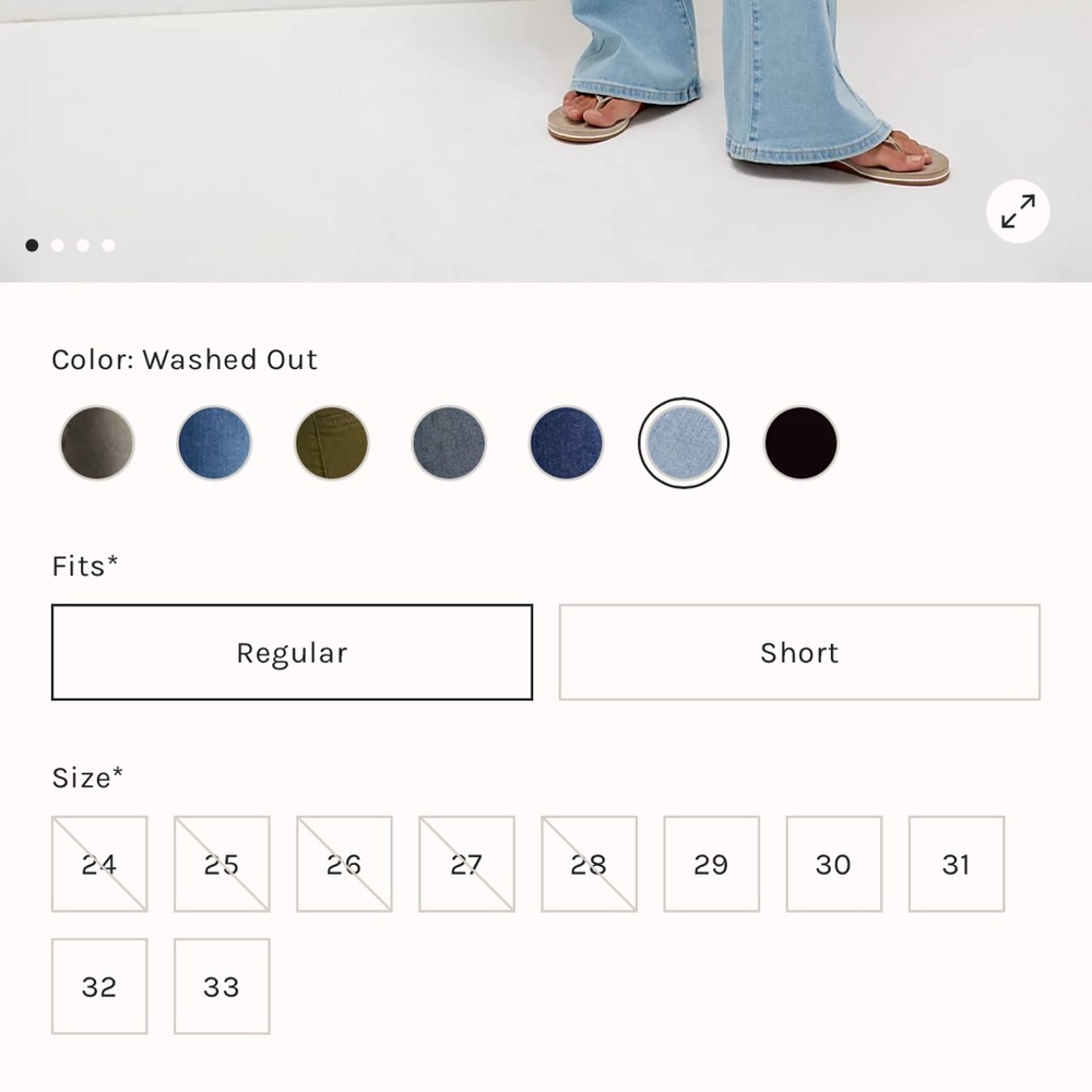Free People Jayde Flare Wide Leg Bellbottom Jeans🕊️ - Picture 8 of 9